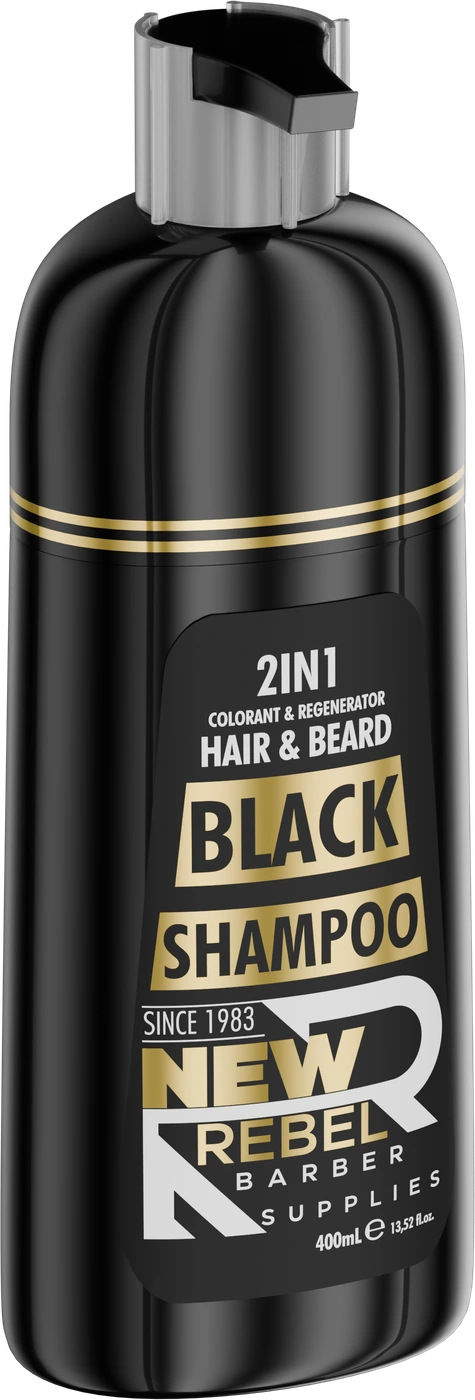 New Rebel Hair & Beard Black Shampoo